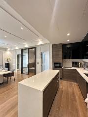 Spacious open concept living area with integrated kitchen and dining space