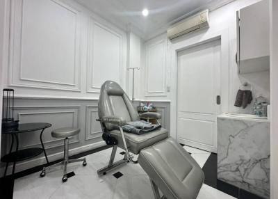 Modern room interior with dental chair equipment