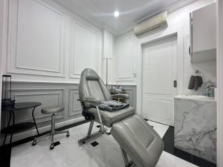 Modern room interior with dental chair equipment