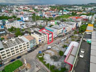 Aerial View of Urban Cityscape with Various Buildings