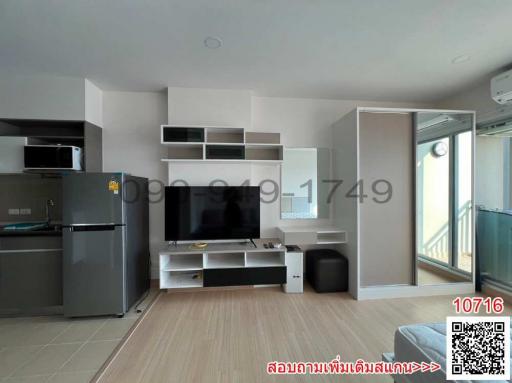 Spacious and modern living room with natural light