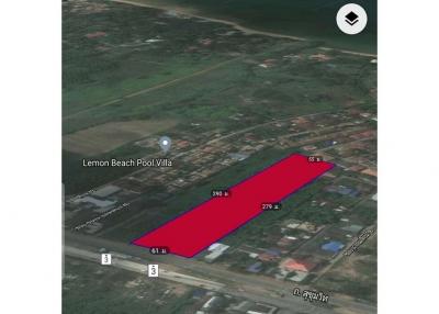 16,100 Sqm. Land listed for ฿ 280,000,000.