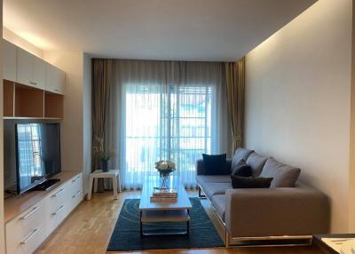 Cozy living room with natural lighting