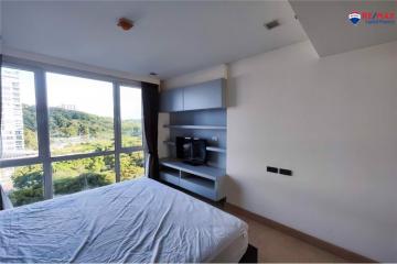 Bright and airy bedroom with a large window