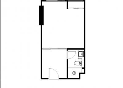 Architectural drawing of a condominium unit layout
