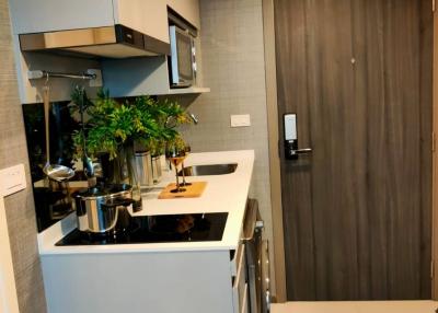 Modern Kitchen Interior with Stainless Steel Appliances