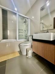 Modern bathroom interior with clean design