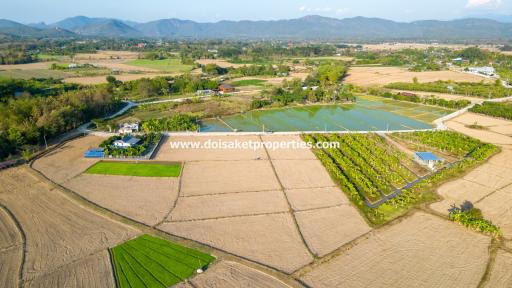 Nice 3+ Rai Plot of Land with Great Views for Sale in Luang Nua, Doi Saket