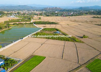 Nice 3+ Rai Plot of Land with Great Views for Sale in Luang Nua, Doi Saket