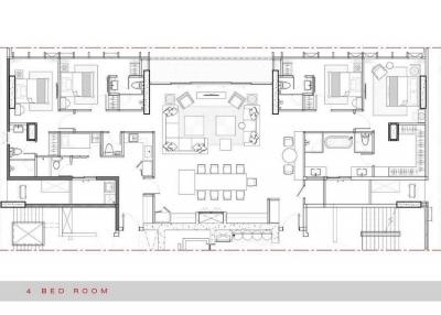 Kraam Sukhumvit 26  4 Bedroom Penthouse For Rent