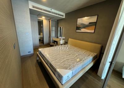 Modern bedroom with double bed and contemporary decor