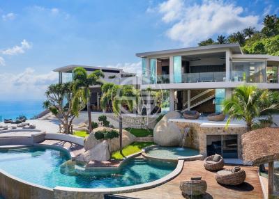 5 bedrooms luxury premium sea view  in Samui