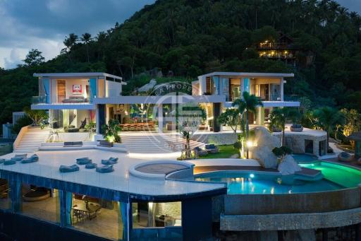 7 bedrooms luxury premium sea view  in Samui