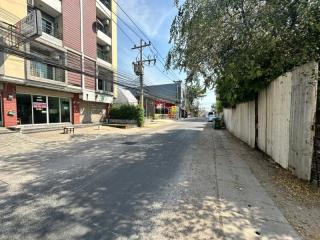 Street view with buildings and sidewalk