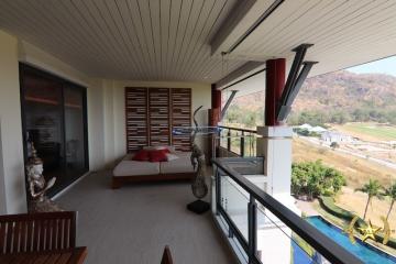 Black Mountain 2 bedroom condo with fantastic views over the golf course for sale Hua Hin