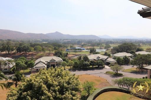 Black Mountain condo with fantastic views over the golf course for sale Hua Hin