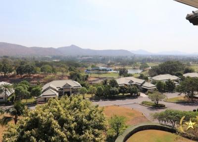 Black Mountain condo with fantastic views over the golf course for sale Hua Hin