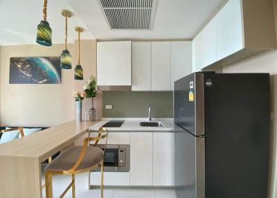 Modern kitchen with elegant design and appliances