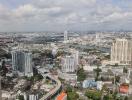 Expansive cityscape view from a high-rise building