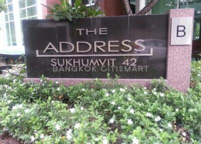 Condo at The Address Sukhumvit 42 for sale