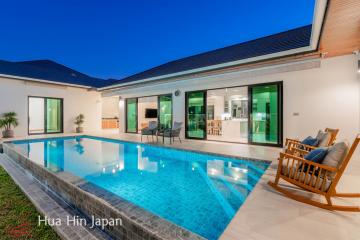 **Mint Condition, Price Deduced!** 4 Bedroom Pool Villa inside Popular HHH8 Project with Spectacular Mountain View close to Banyan Golf in Hua Hin for Sale (Ready to Move in)
