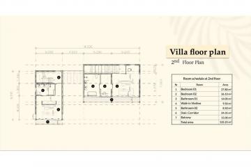 Plot 5 Off plan A rural cozy lodge sea view Villa