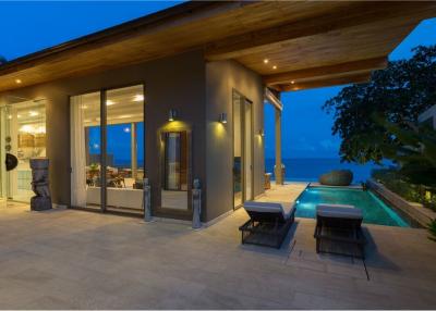 Breathtaking Beachfront High End Villa, Laem Sor - 920121060-56