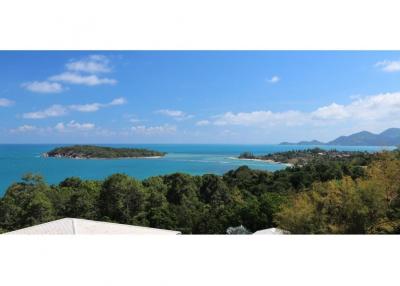 Most beautiful sea view land for sale in Koh Samui.