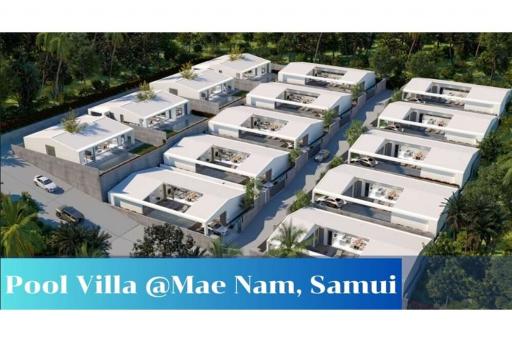 Best value pool villa for investment, Mae Nam Plot B05-B07