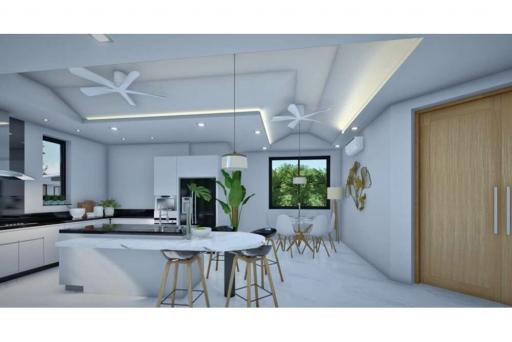 Plot 2 Contemporary Garden View Pool Villa in Mae Nam, Koh Samui