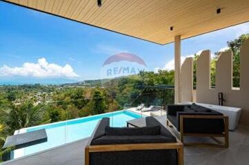 Breathtaking panoramic seaview pool villa in Bophut, Koh Samui