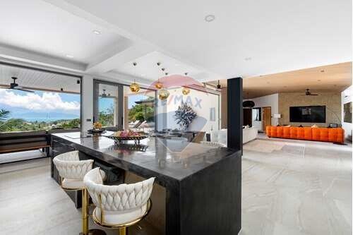 Breathtaking panoramic seaview pool villa in Bophut, Koh Samui