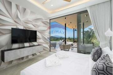 Breathtaking panoramic seaview pool villa in Bophut, Koh Samui