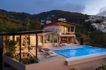 Breathtaking panoramic seaview pool villa in Bophut, Koh Samui