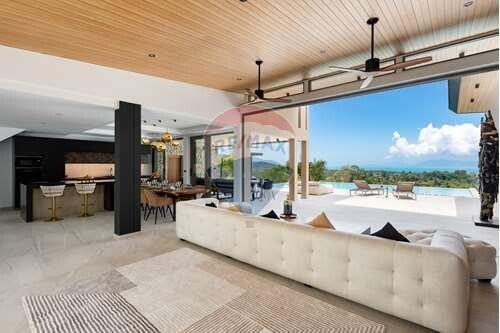 Breathtaking panoramic seaview pool villa in Bophut, Koh Samui