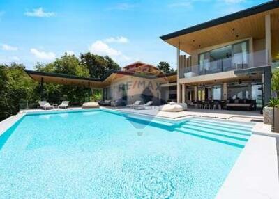 Breathtaking panoramic seaview pool villa in Bophut, Koh Samui