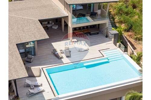 Breathtaking panoramic seaview pool villa in Bophut, Koh Samui