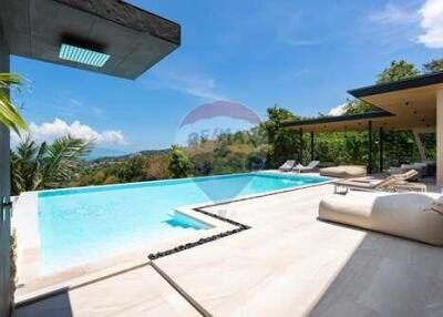 Breathtaking panoramic seaview pool villa in Bophut, Koh Samui