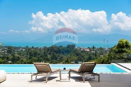 Breathtaking panoramic seaview pool villa in Bophut, Koh Samui