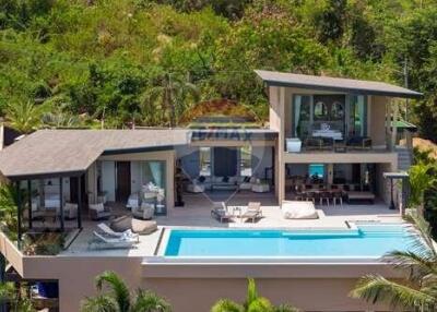 Breathtaking panoramic seaview pool villa in Bophut, Koh Samui