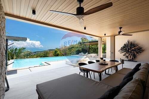 Breathtaking panoramic seaview pool villa in Bophut, Koh Samui