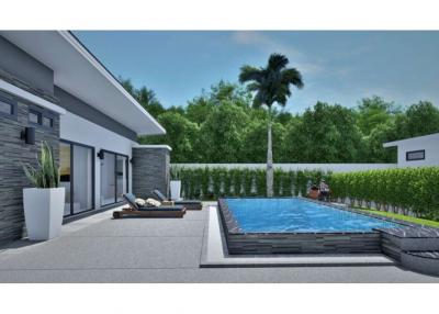 Plot 1 Contemporary Garden View Pool Villa in Mae Nam, Koh Samui