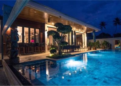 Exclusive Tropical Beachfront Villa In Samui