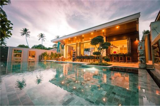 Exclusive Tropical Beachfront Villa In Samui