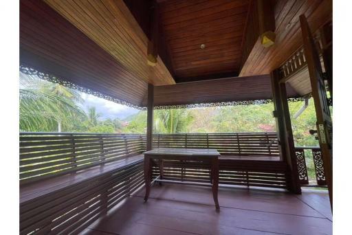 Thai Traditional Style Wooden House for Sale in Lamai, Koh Samui