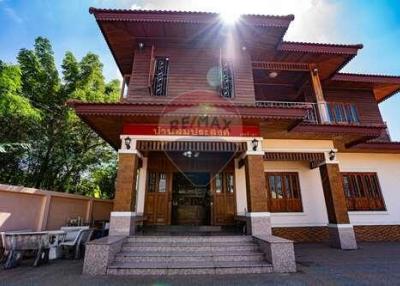 "Golden Teak House" 2-storey detached house in the middle of Nang Rong city. Buriram Province