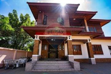 "Golden Teak House" 2-storey detached house in the middle of Nang Rong city. Buriram Province