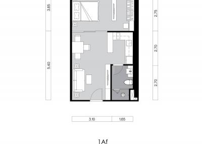 1-BR Condo at Supalai Icon Sathorn near MRT Si Lom