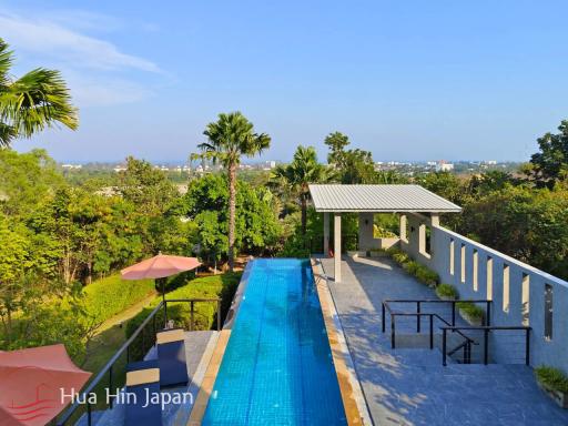 Beautiful 3 Bedroom Pool Villa With Stunning Sea And Mountain View for Sale Near Sai Noi Beach, Hua Hin (Fully Furnished)