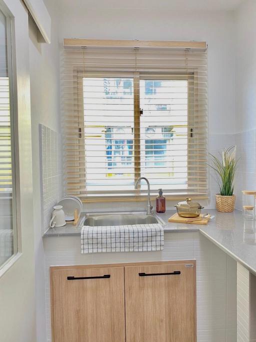 Modern Kitchen Interior with Natural Light